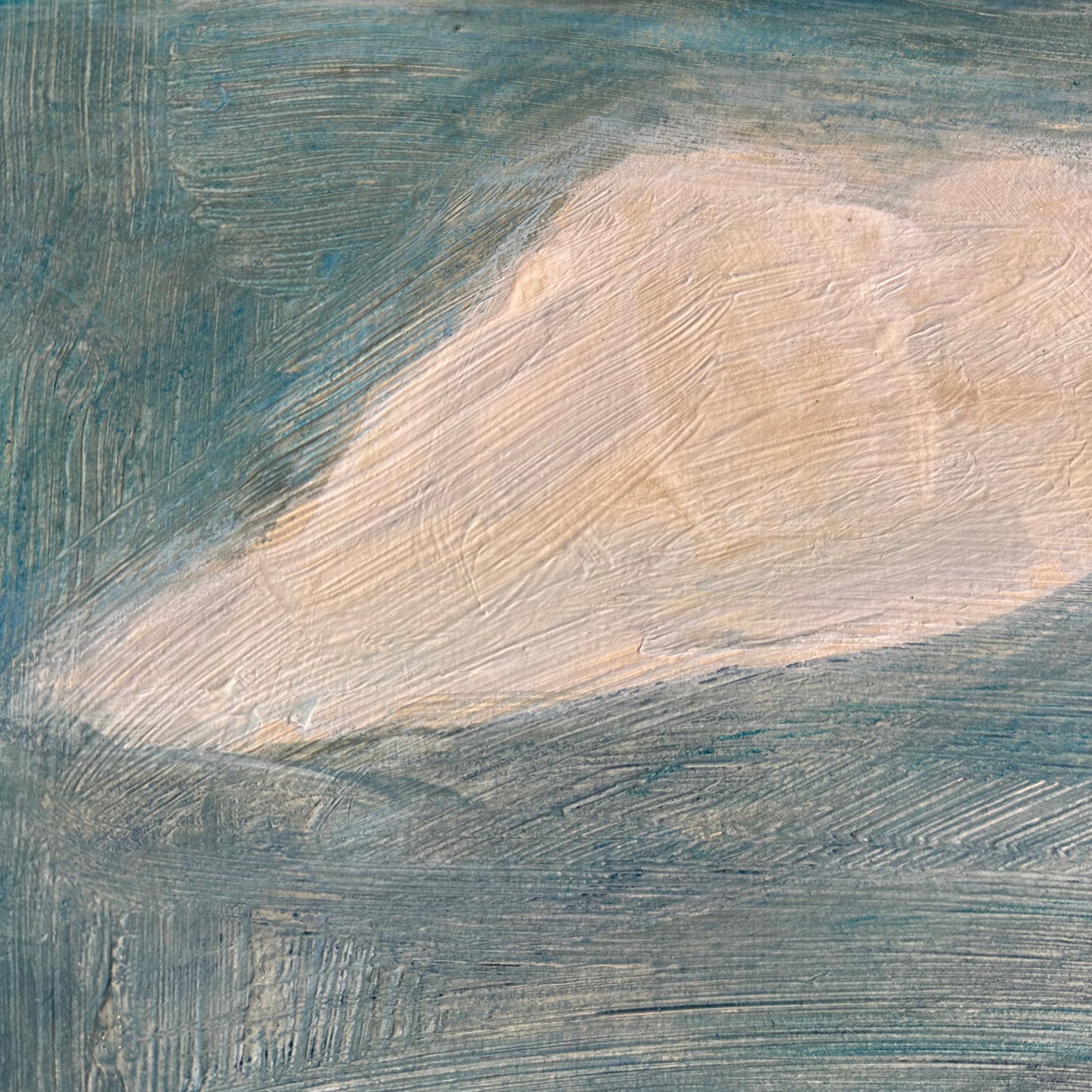 Acrylic Cloud on Paper