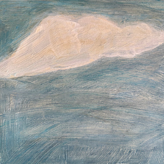 Acrylic Cloud on Paper
