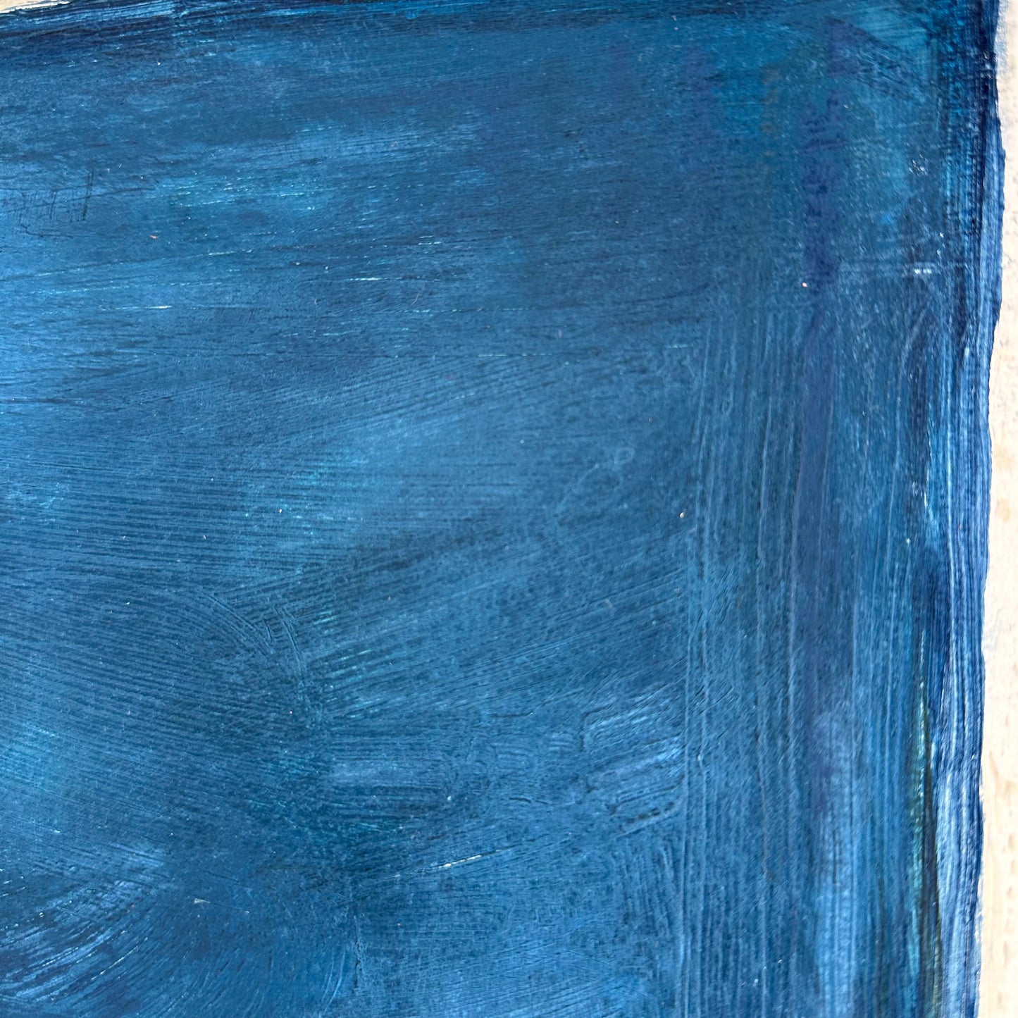 Navy Abstract on Paper