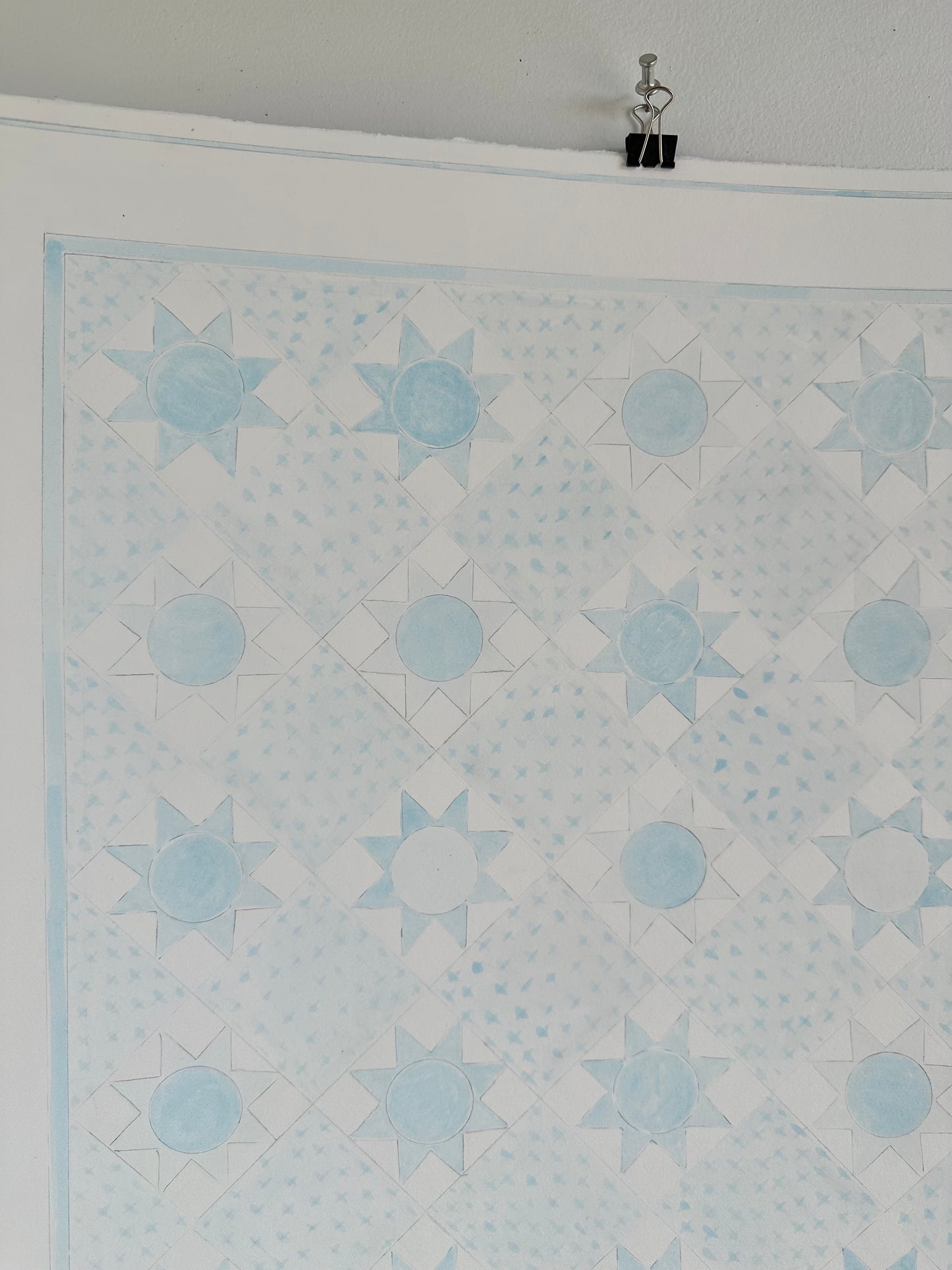 Blue and White Quilt