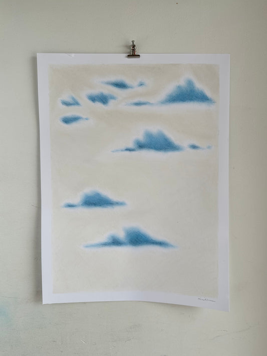 Cream/Blue Clouds