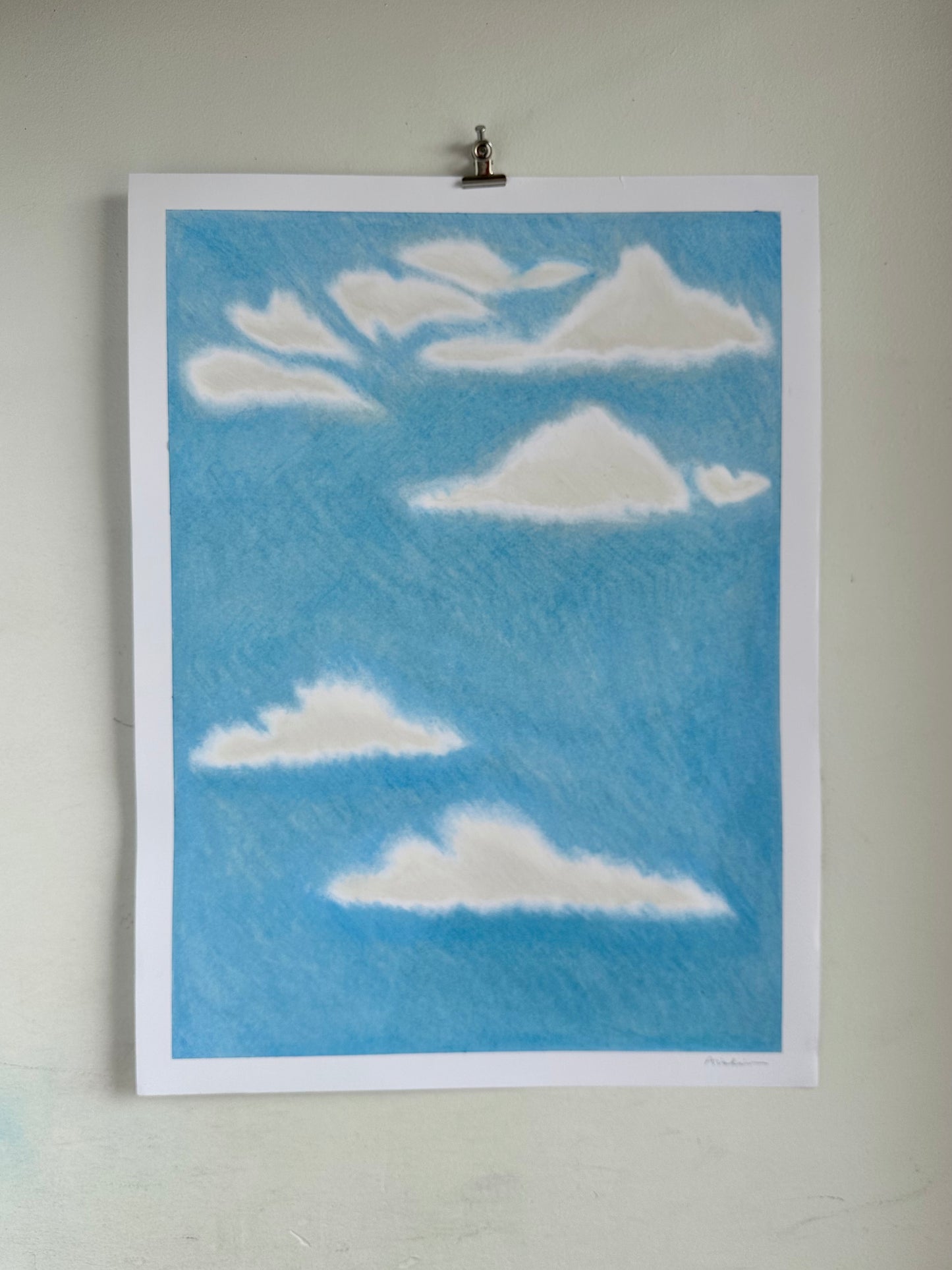 Blue/Cream Clouds
