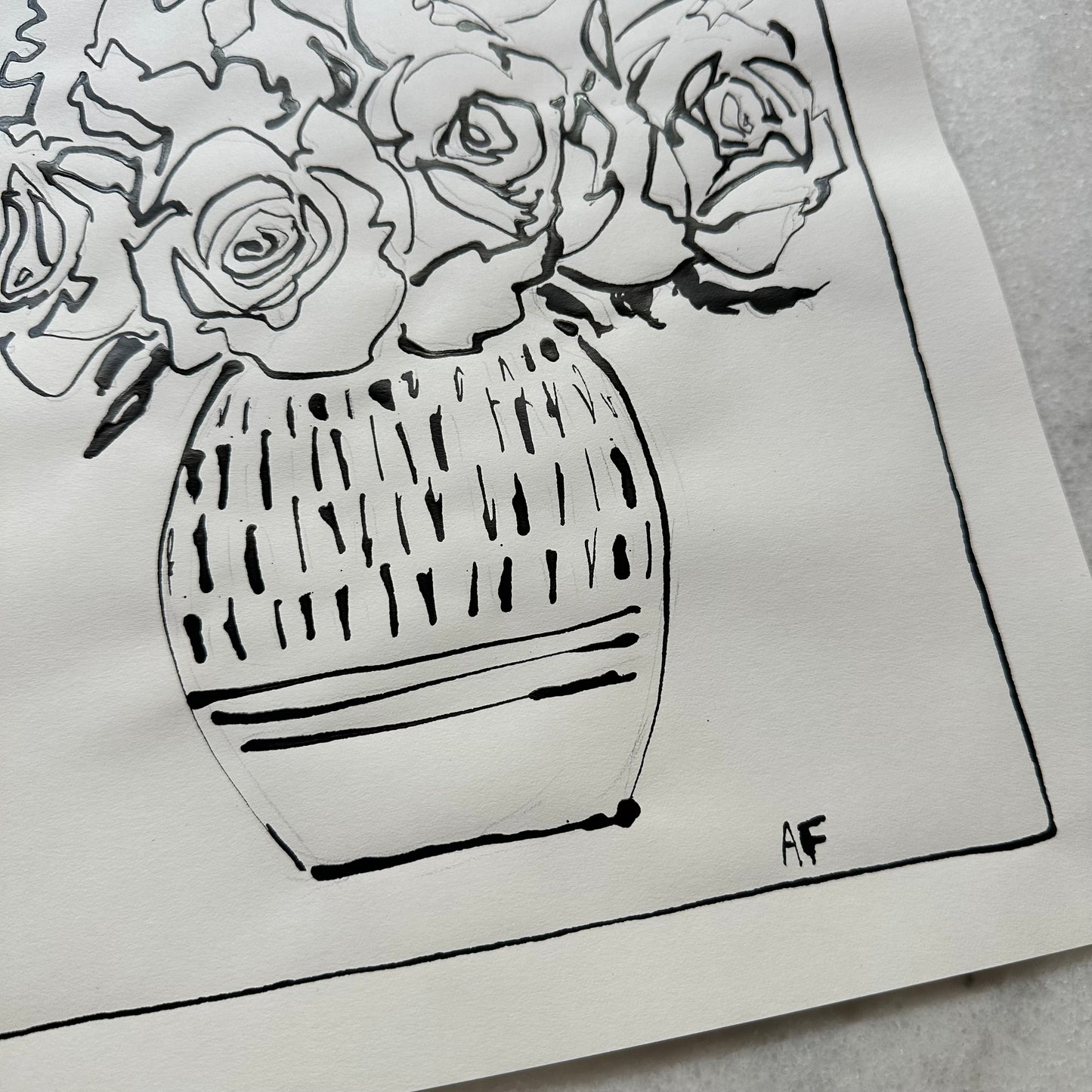 Roses in Vase