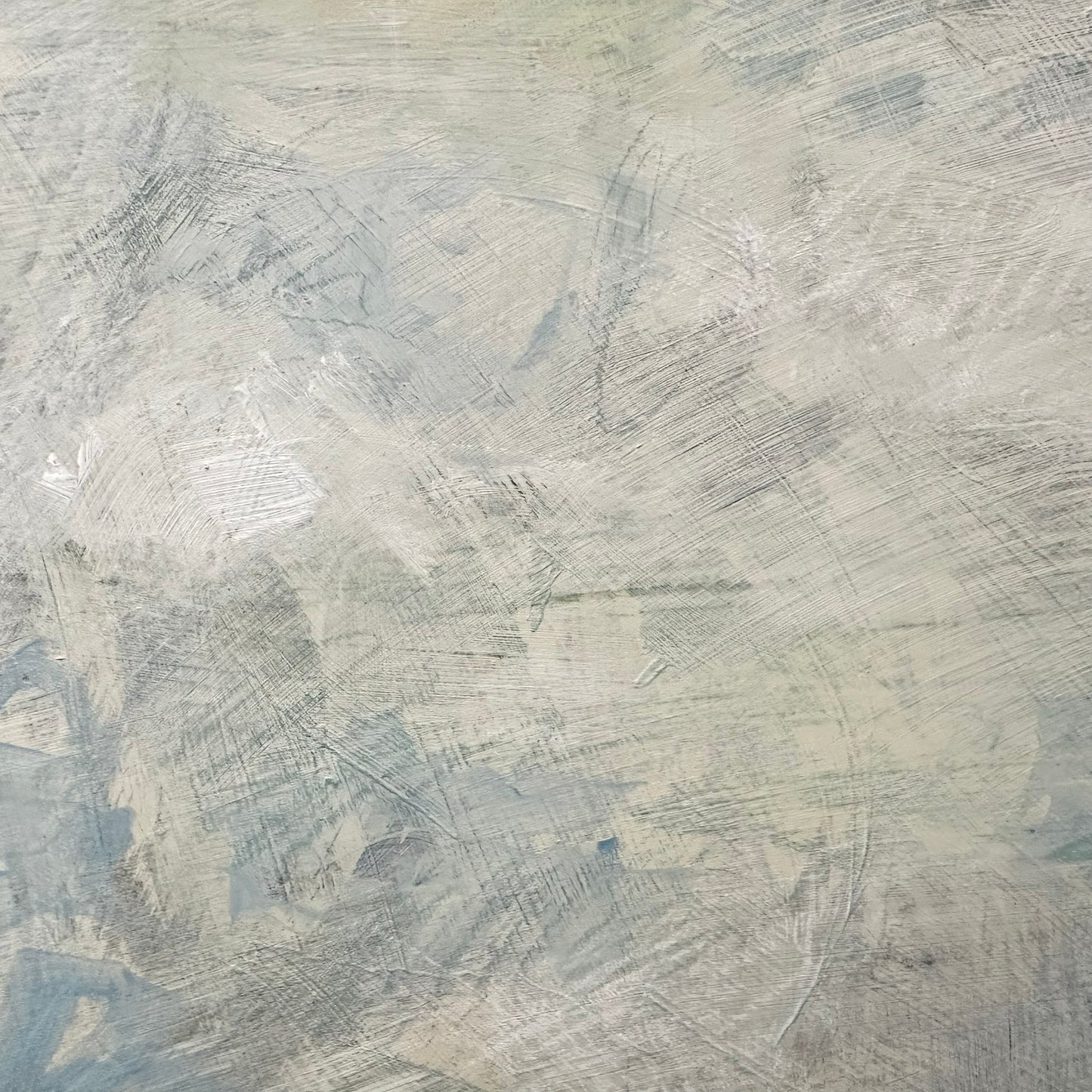 White Abstract on Board