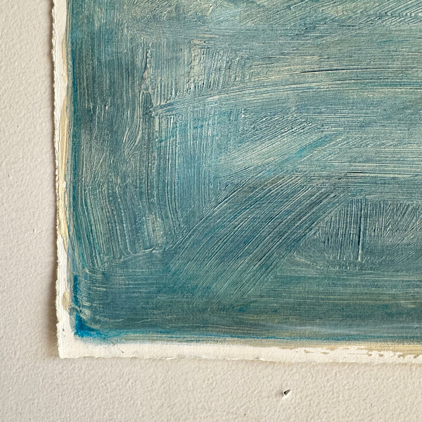 Acrylic Cloud on Paper