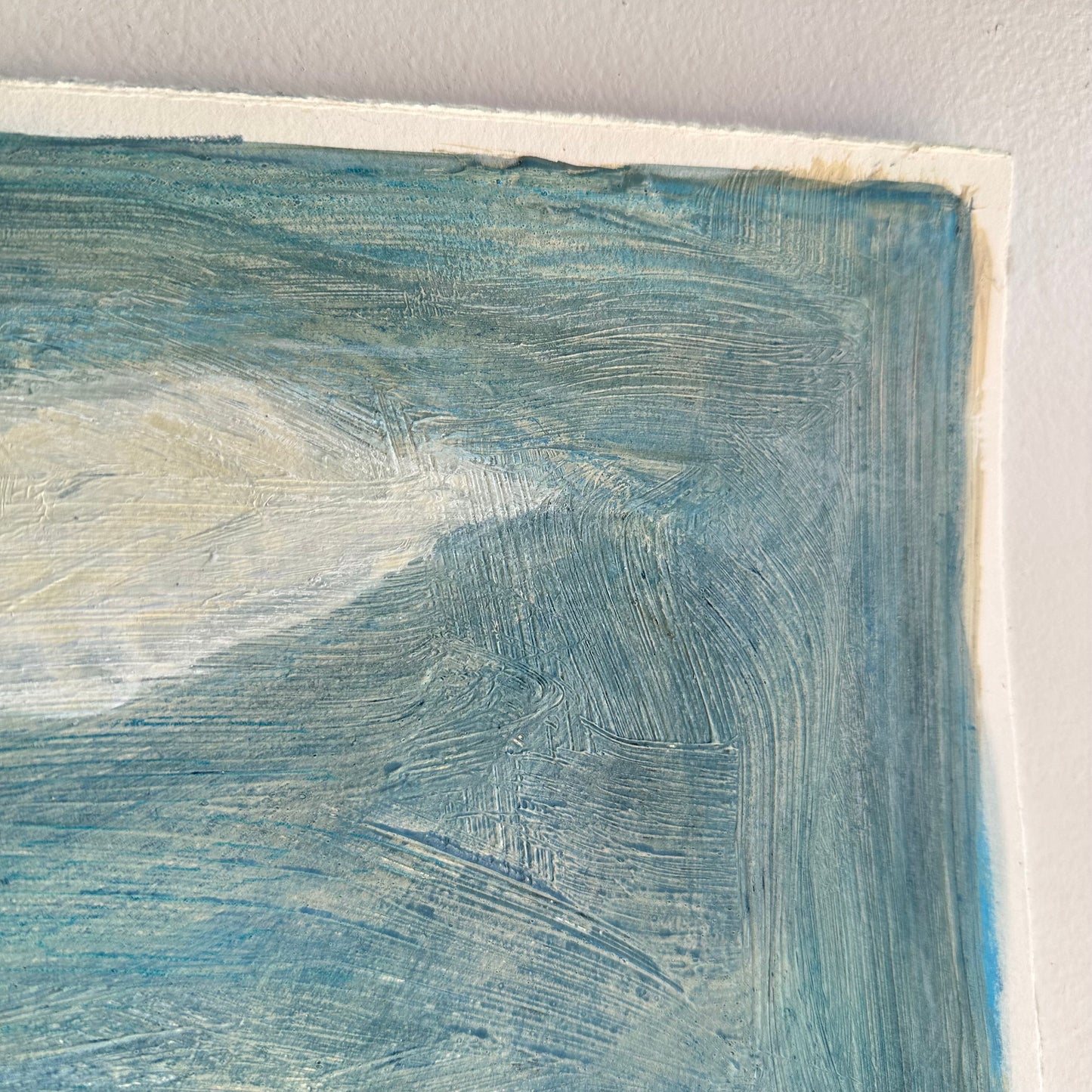 Acrylic Cloud on Paper