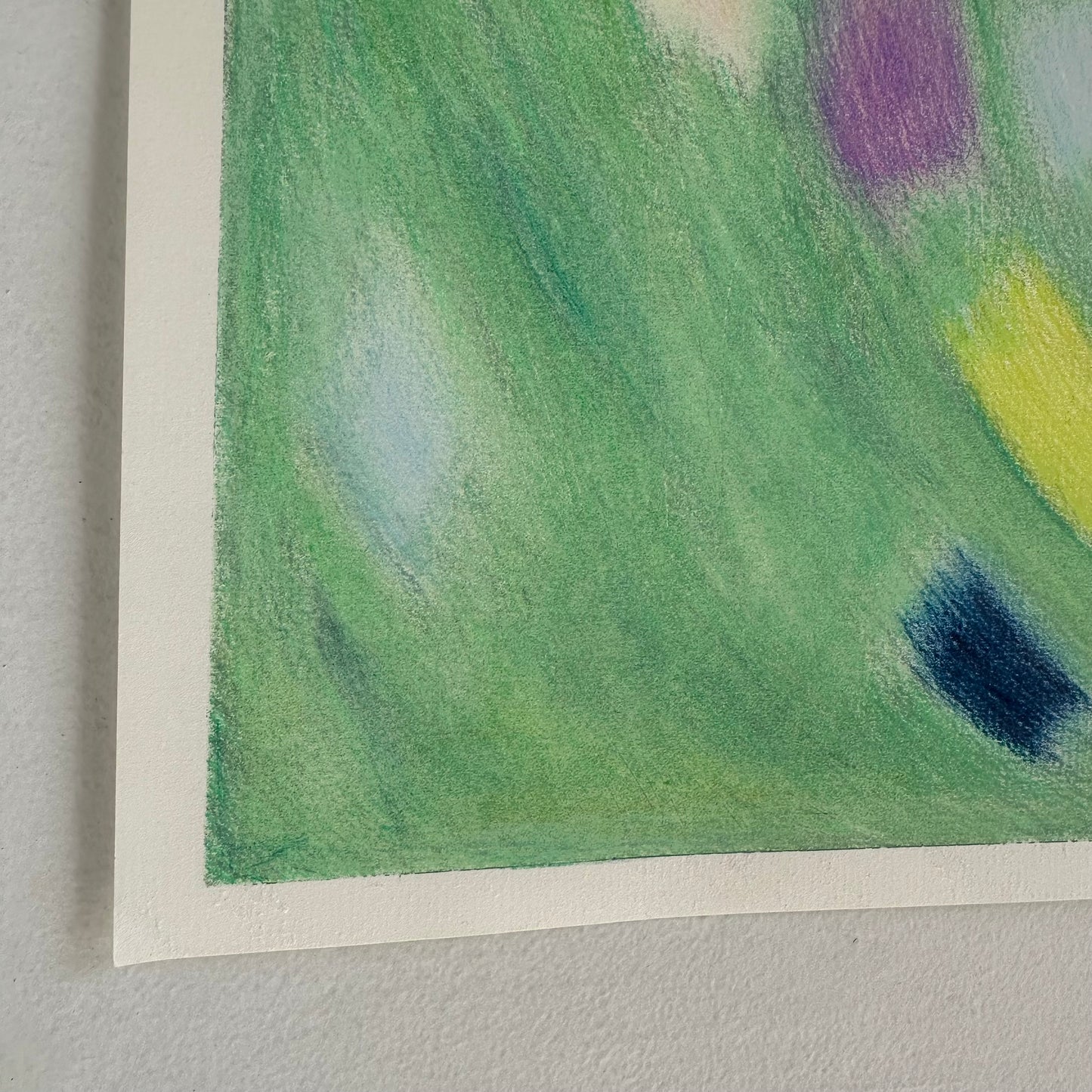 Green Abstract on Paper