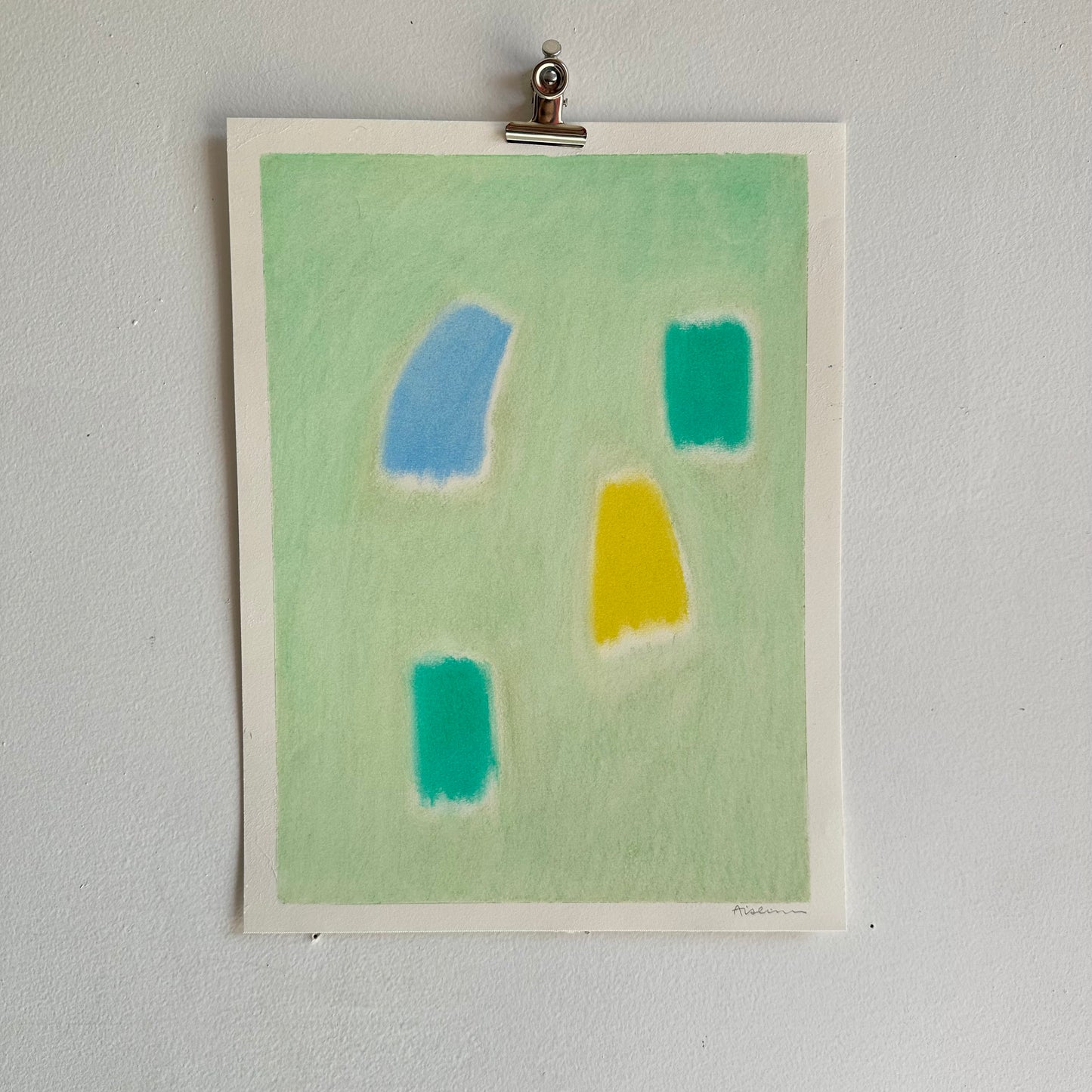 Pale Green Abstract