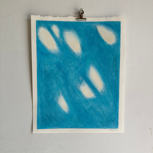 Blue on Paper