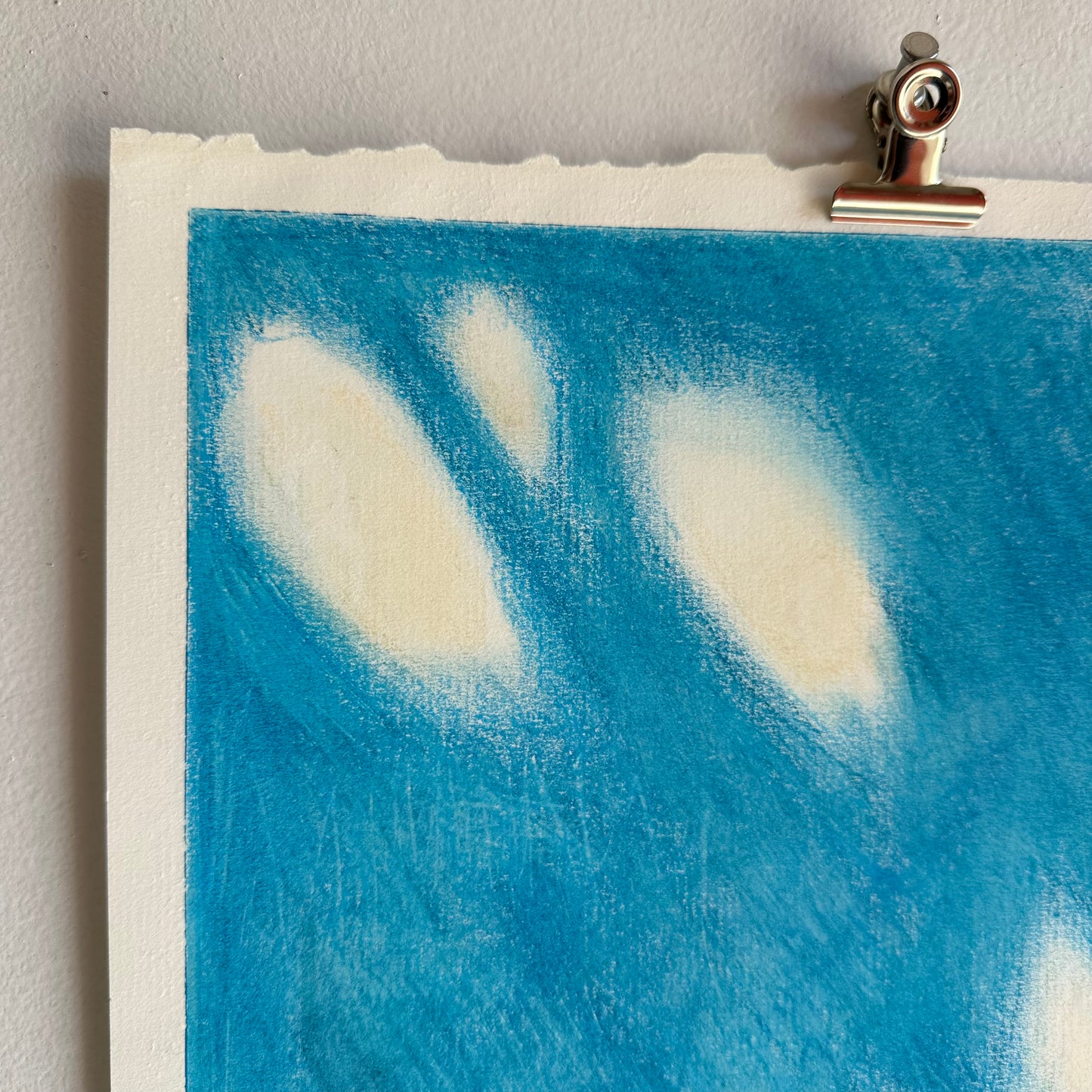 Blue on Paper
