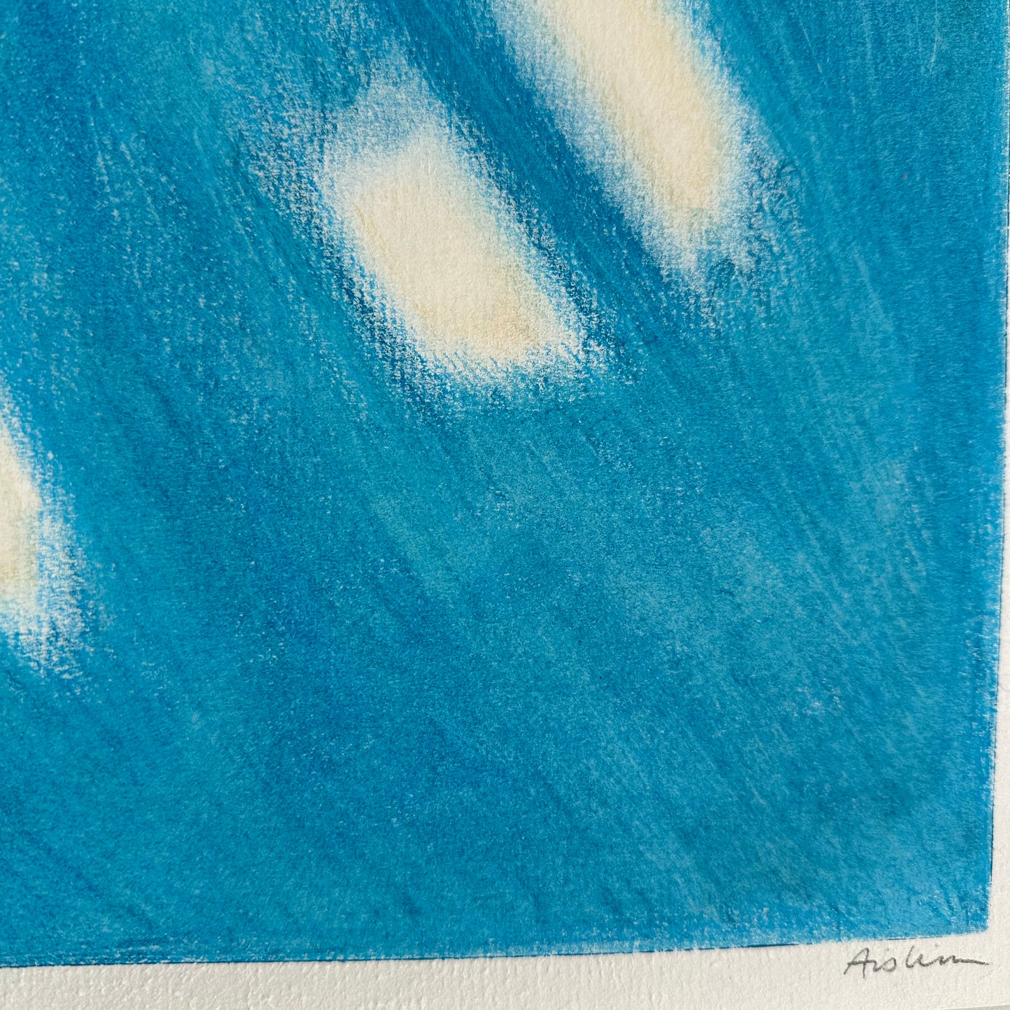 Blue on Paper