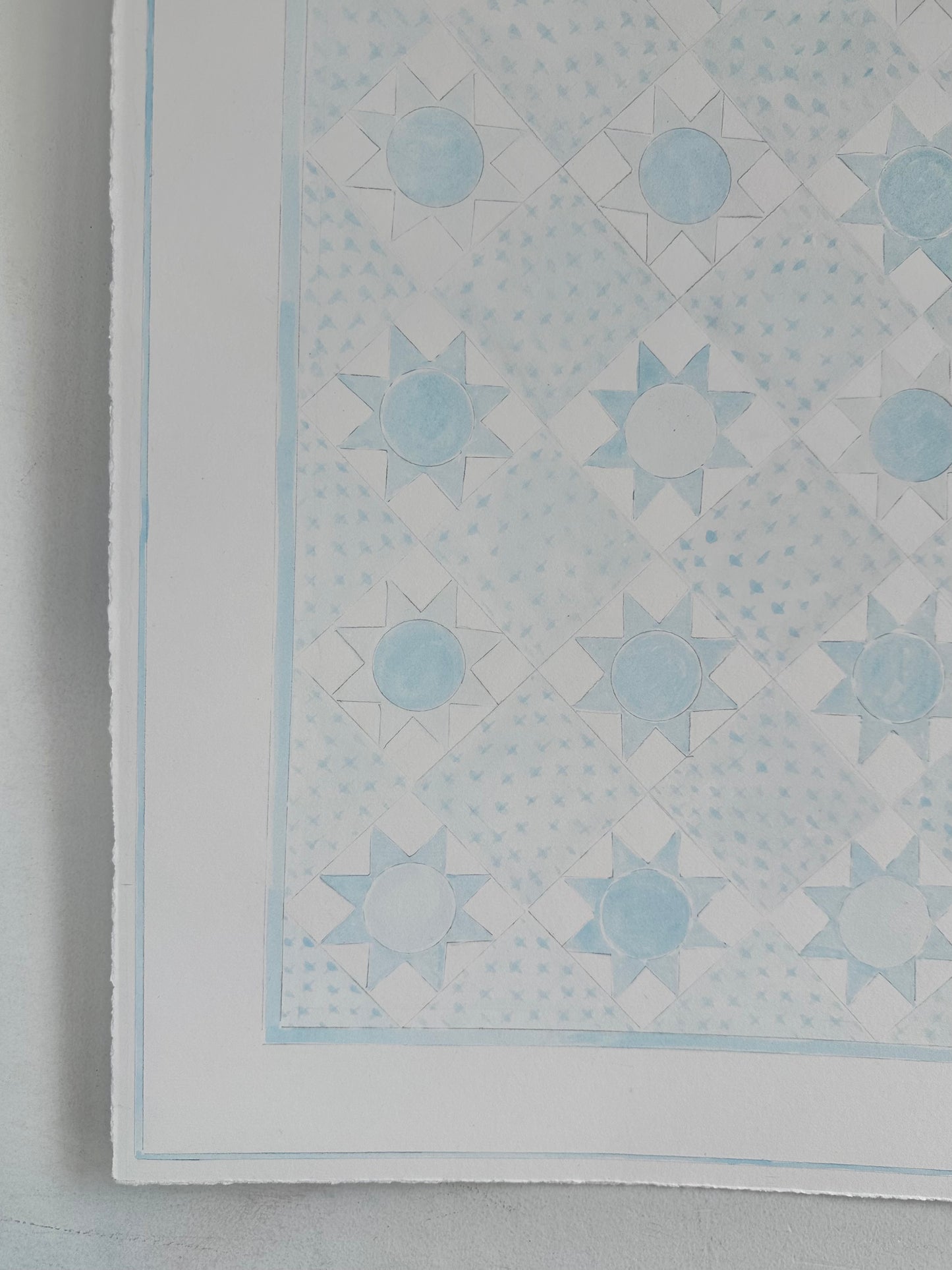 Blue and White Quilt