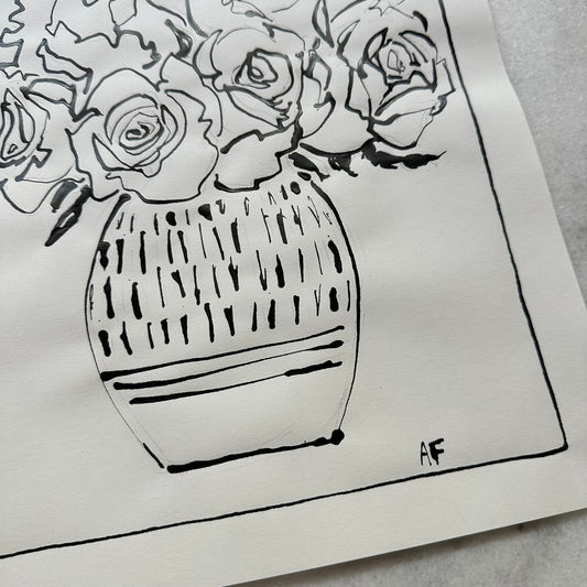 Roses in Vase