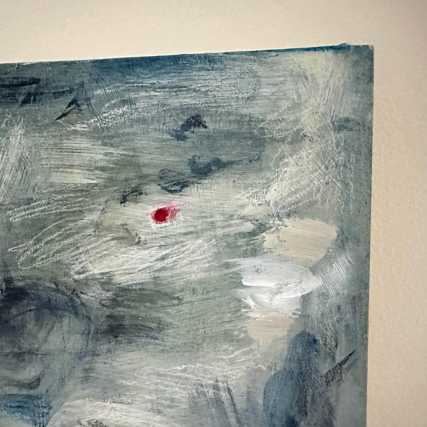 Navy Abstract on Board